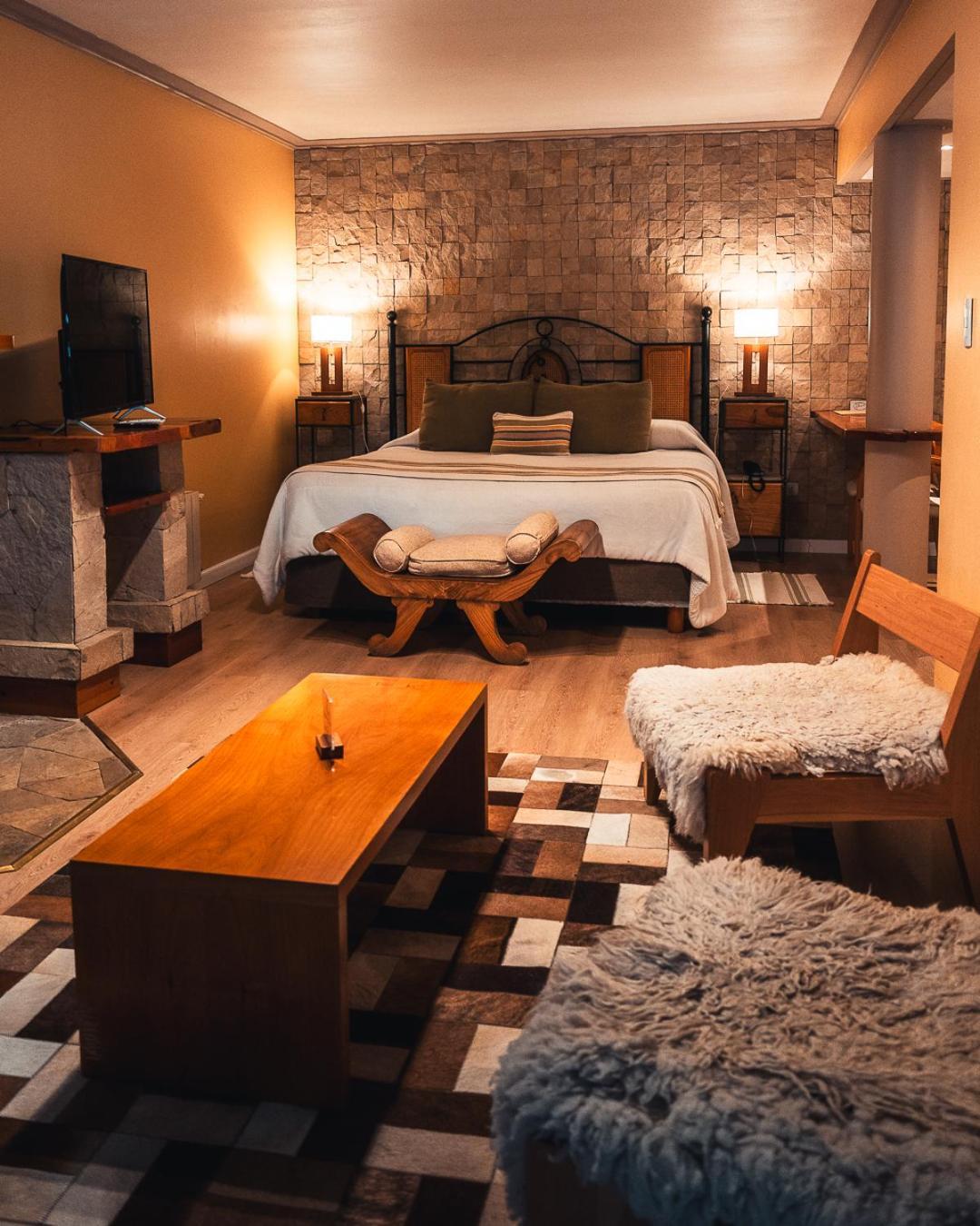 Posada La Escondida Villa Pehuenia Bagian luar foto