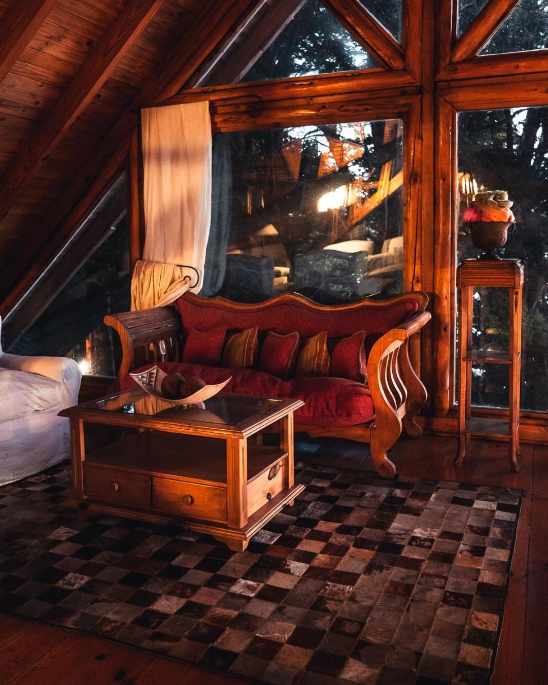 Posada La Escondida Villa Pehuenia Bagian luar foto