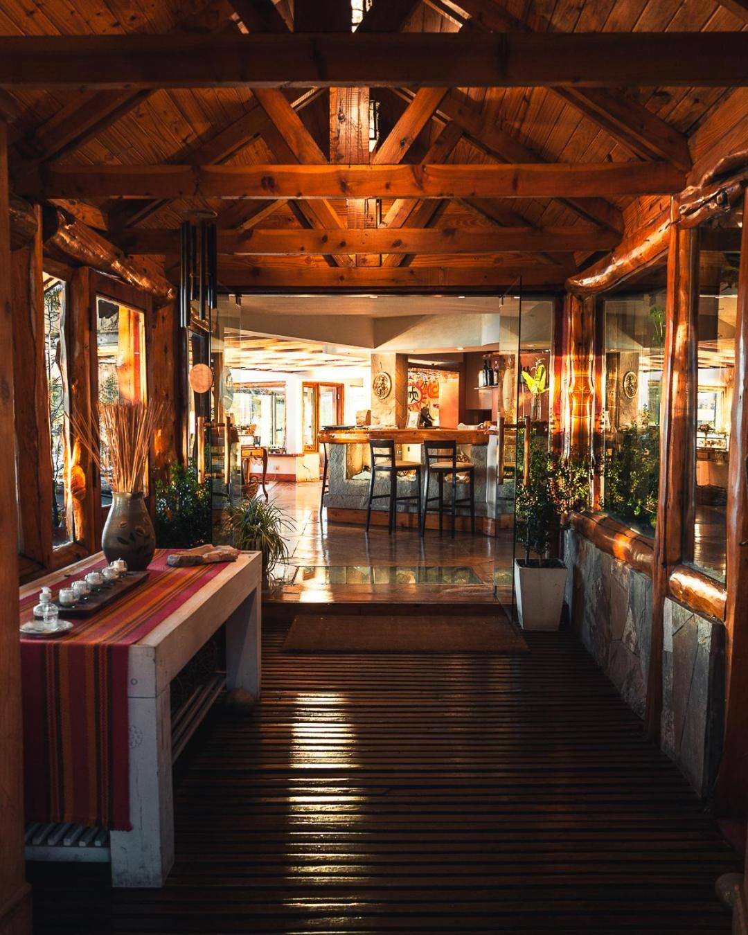 Posada La Escondida Villa Pehuenia Bagian luar foto